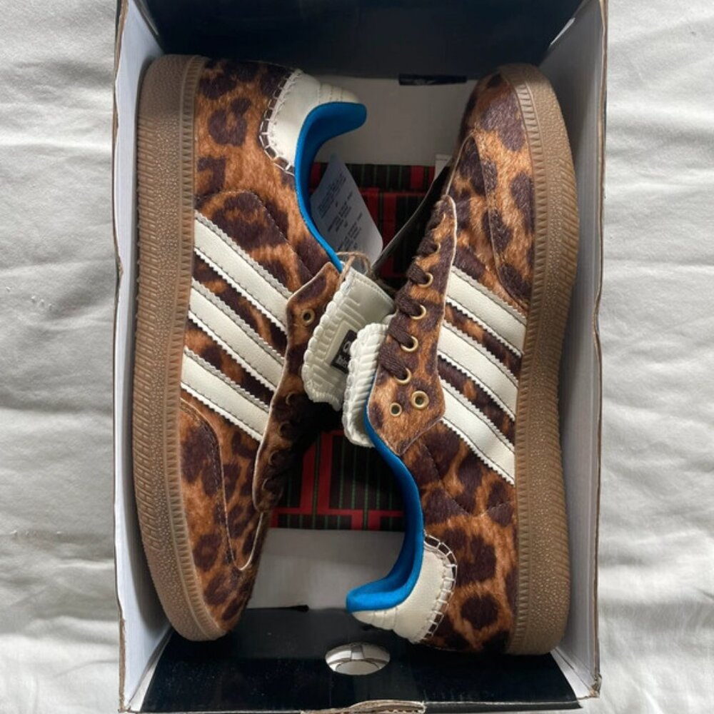 Adidas wales bonner leopard print